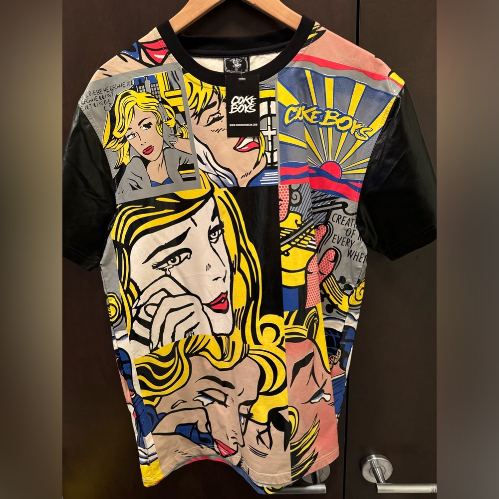 NWT Coke boys Leather/Mix Tshirts